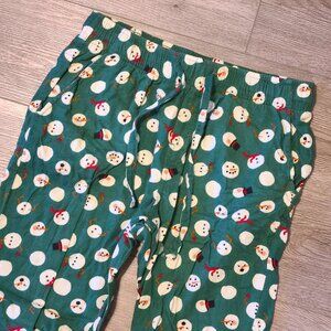 Old Navy 2 Piece Winter Holiday Snowman Pajama Set